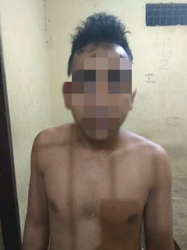 Pelaku Pencurian yang Baru Saja Ditangkap ( Foto: IST)