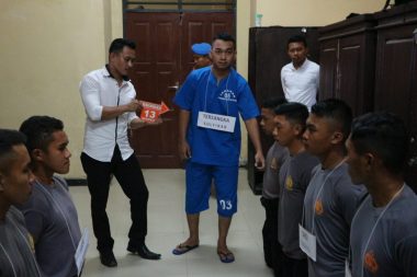 Rekonstruksi Kematian Bripda Fathurrahman (Foto: IST)