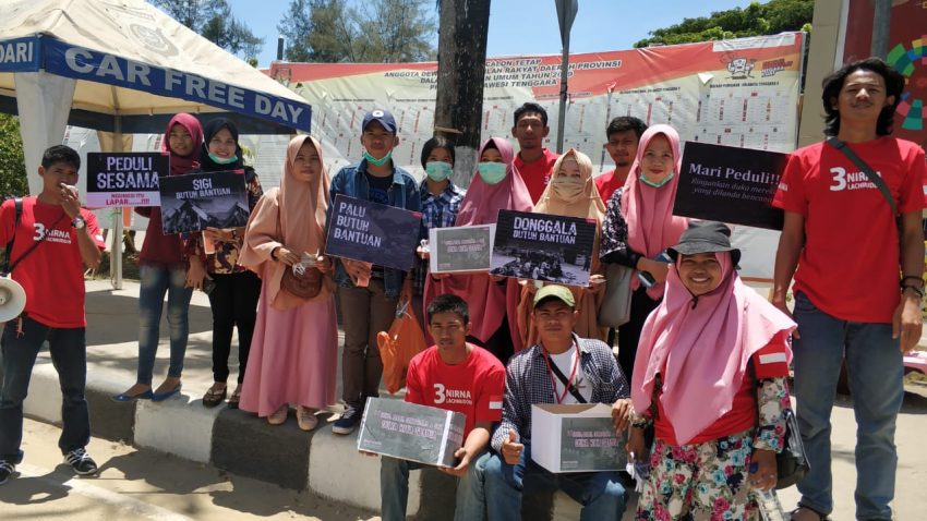 Relawan Sahabat Nirna Lachmuddin yang Peduli Gempa dan Tsunami Sulteng (Foto: IST)
