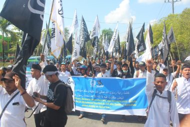 Massa Aksi Bela Tauhid di Sultra (Foto: IST)