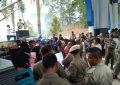 Massa Aksi PMMW di Kantor Gubernur Sultra (Foto: Jubirman)