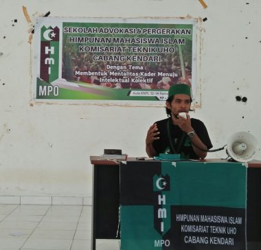 Ketua Umum HMI MPO Komisariat Teknik UHO Cabang Kendari, Andri Anton (Foto: IST)