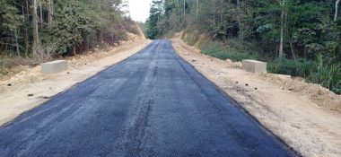 Salah Satu Ruas Jalan di Konkep yang Telah Dilakukan Pengaspalan