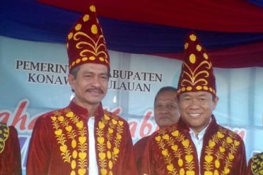 Bupati Konkep, Ir. H. Amrullah, MT dan Wakil Bupati, Andi Muhammad Lutfi, SE, MM