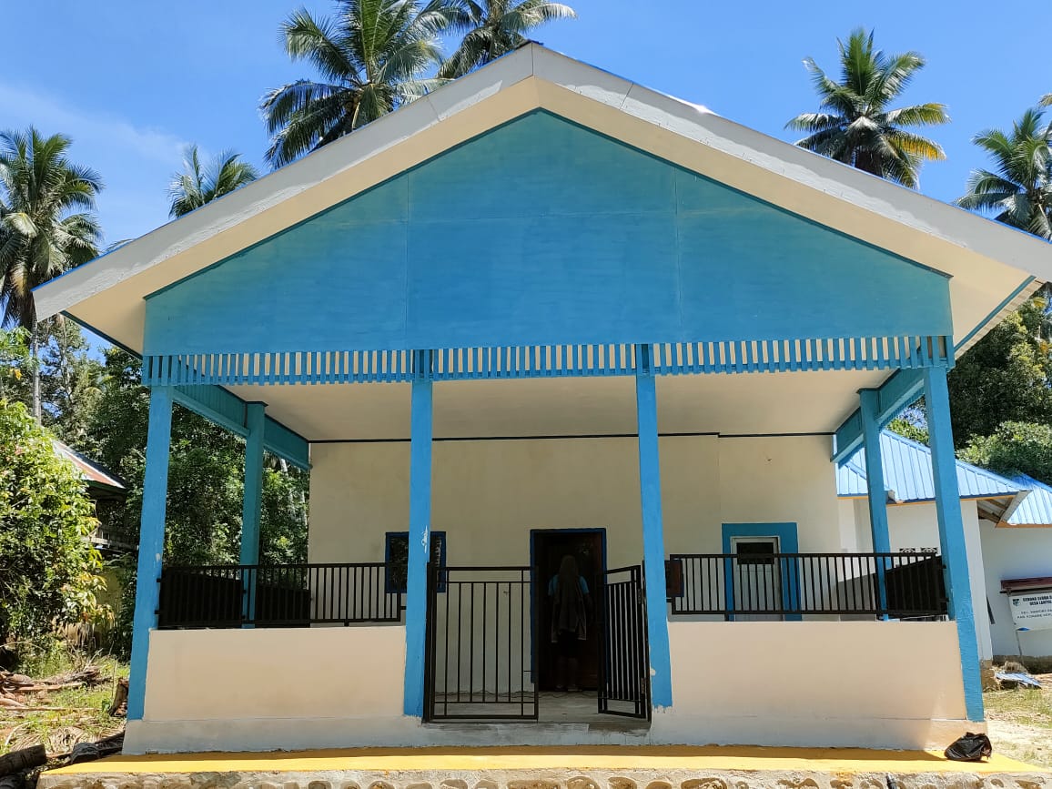 Gedung Perpustakaan Desa yang Dibangun oleh Dinas Perpustakaan dan Arsip Daerah Konkep