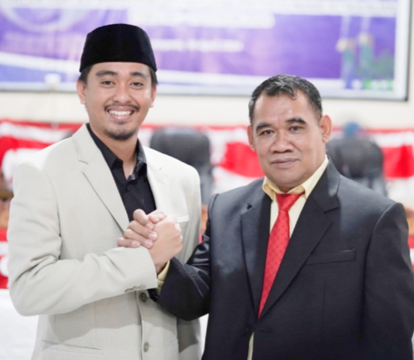 Anggota DPRD Provinsi Sultra, Rifqi Saifullah Razak, ST Bersama Anggota DPRD Konkep, Muhammad Farid, SE