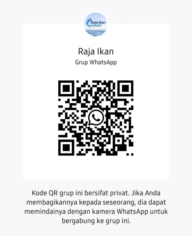 Barcode Masuk Group Whatsapp Raja Ikan Kendari